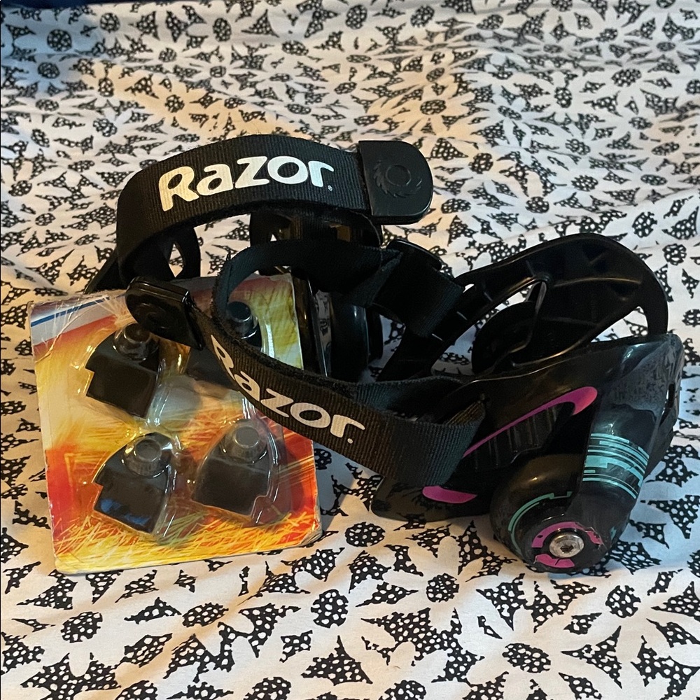 Black and Pink VR heels